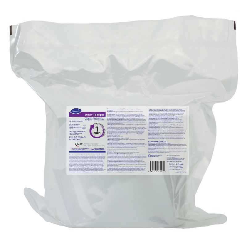 OXIVIR TB WIPES, REFILL, 11"x12"  4/160/CS